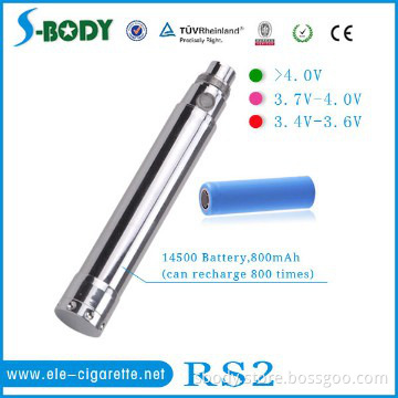 Electronic cigarette battery ego rs 2  replaceable battery mod 14500